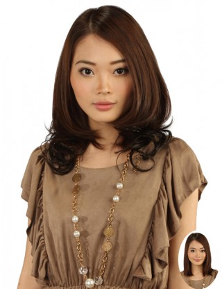 Wigs2you 接髪片 日本正品 髪片 卷 修臉 魅力 時尚接髪片 氣質OL型WS-5018-DB
